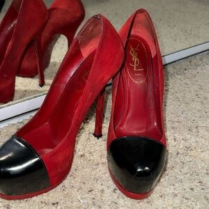 YSL Platform Heels